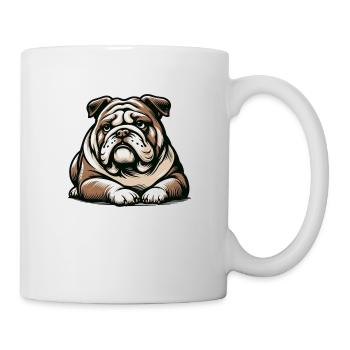 Bulldog: The Super Dog - Mug - white - Right