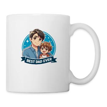 Fête des pères - Un père et son fils - Mug blanc - blanc - Droite