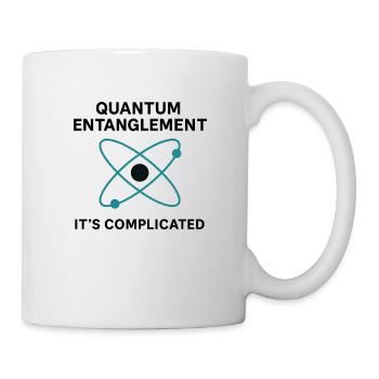 Quantum Entanglement – It's Complicated - Mug - white - Right