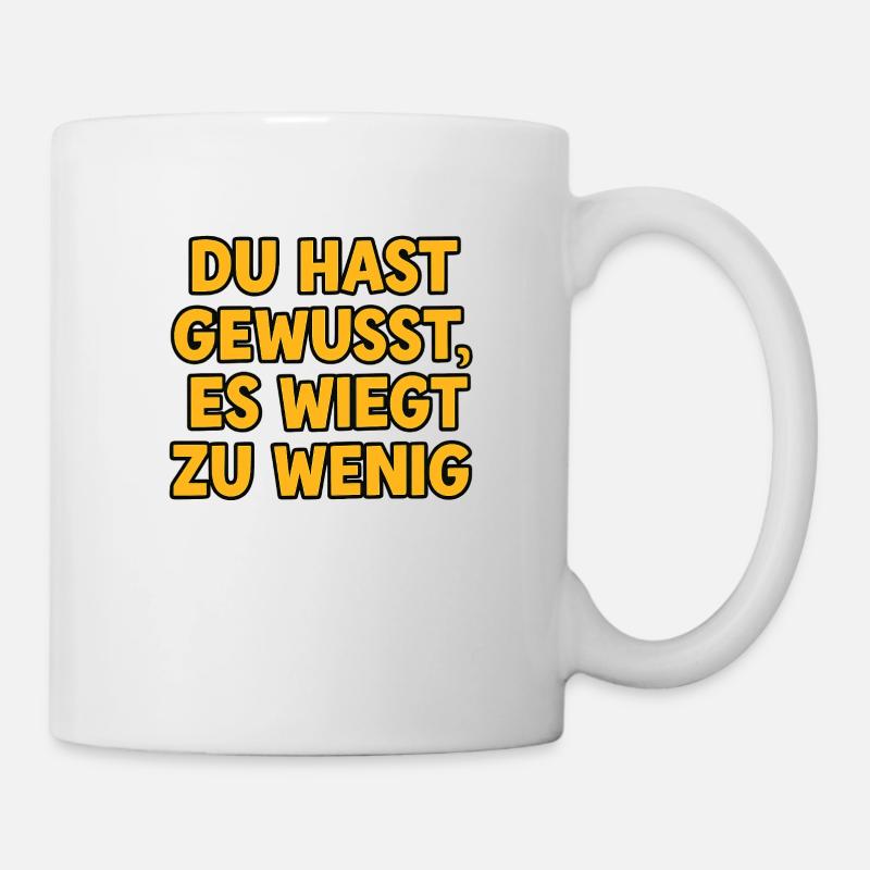 Trop peu - Mug blanc - blanc
