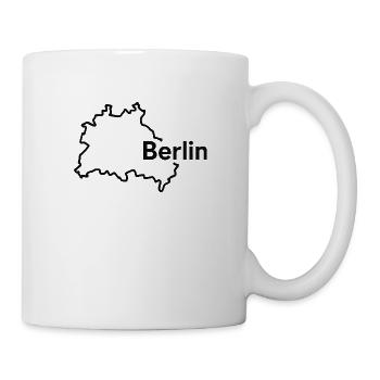 Berlin Kontur - Tasse - Weiß - Rechts