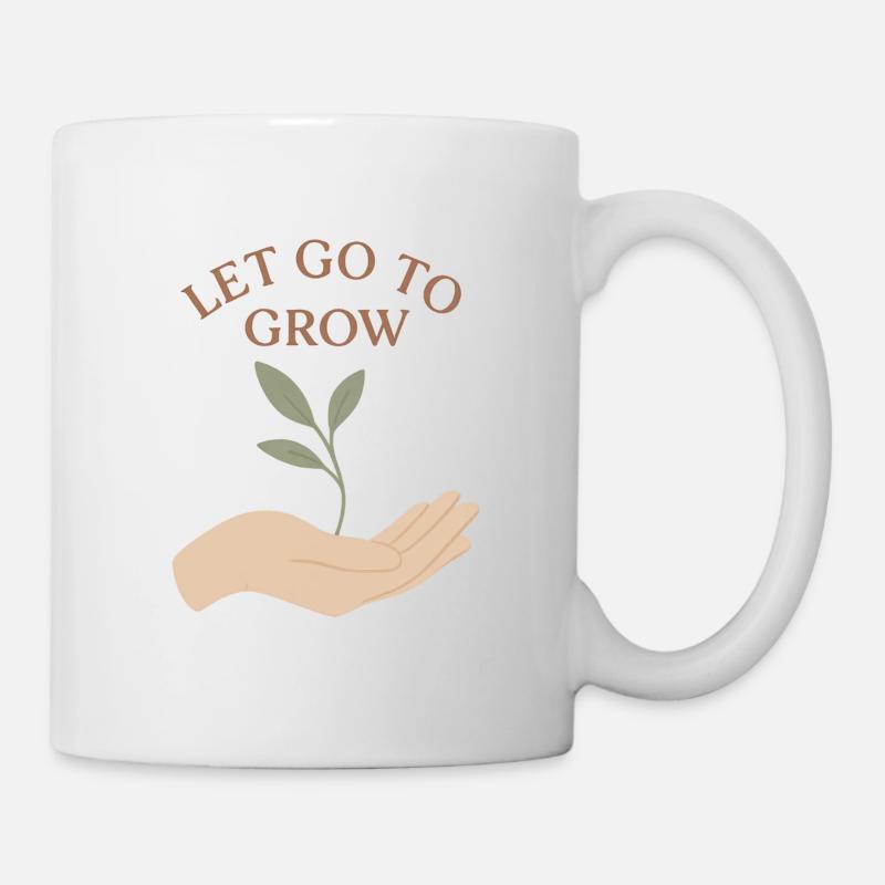 Let Go To Grow - Mug - white