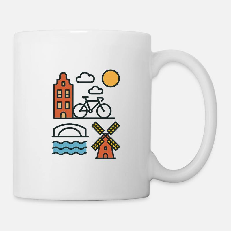 My City Amsterdam - Mug - white