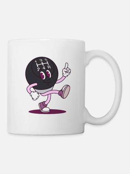 Knob Dancer Cartoon - Mug - white