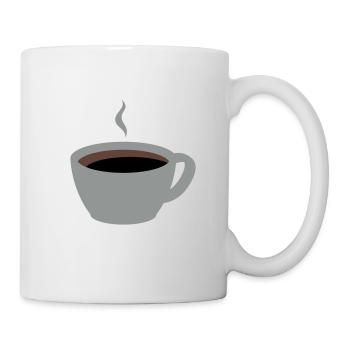 Kaffeetasse - Tasse - Weiß - Rechts
