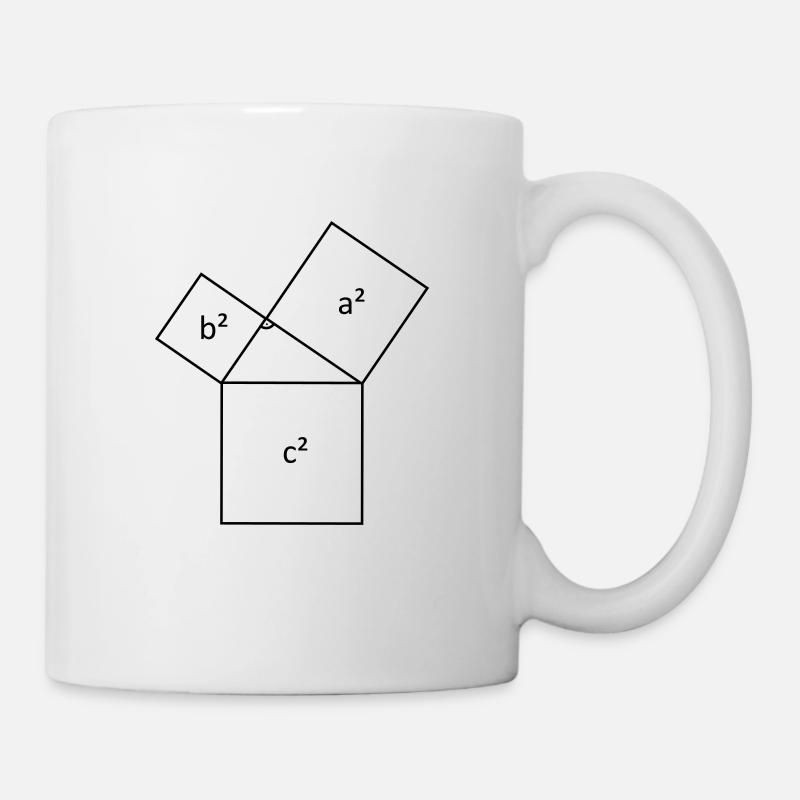 Théorème de Pythagore - Mug blanc - blanc