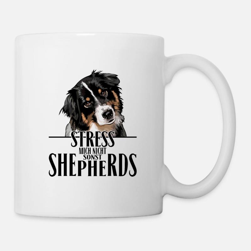 AUSTRALIAN SHEPHERD Spruch Wilsigns Aussie - Tasse - Weiß
