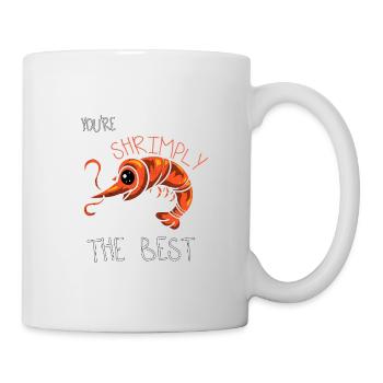 Love Shrimp Best Shrimp Sweet Funny Gift - Mug - white - Right