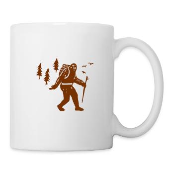 Hiking Hikers Nature Mountain Forests Summit Gift - Mug - white - Right