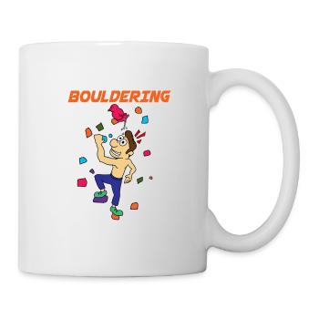 Bouldering sport cadeau d'escalade gym d'escalade - Mug blanc - blanc - Droite