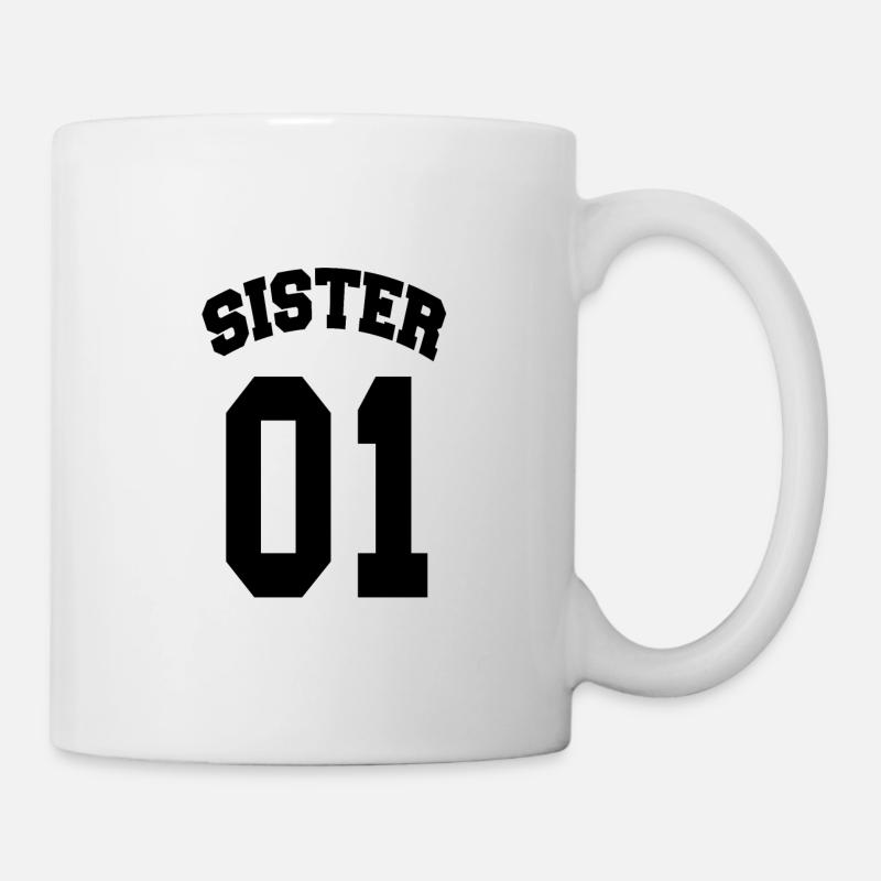 Sister 01 - Tasse - Weiß