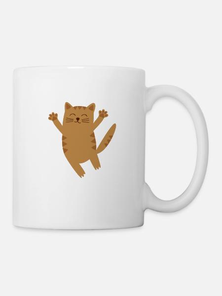 Katze - Tasse - Weiß