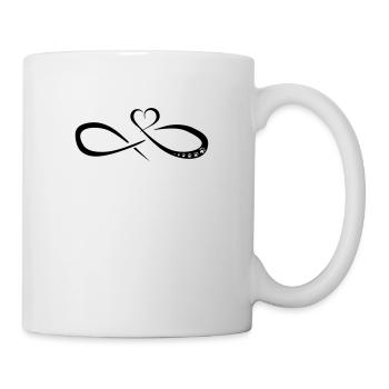 infinite heart paws trace - Mug - white - Right
