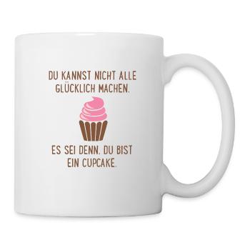 Cupcake - Tasse - Weiß - Rechts