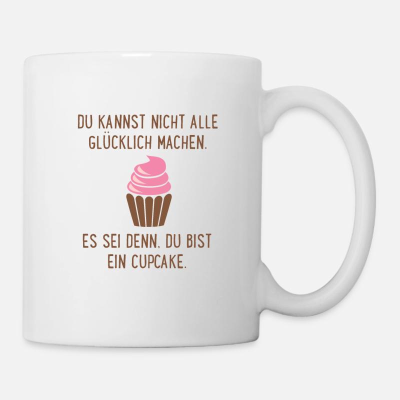 Cupcake - Tasse - Weiß