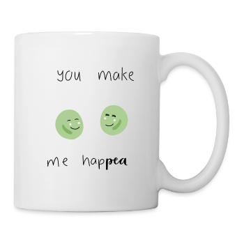 Peas saying - Mug - white - Right