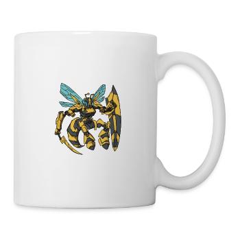 Bee Brave Sei Tapfer - Tasse - Weiß - Rechts