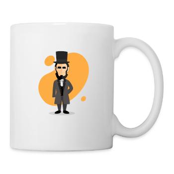 Portrait of U.S. President Abraham Lincoln - Mug - white - Right