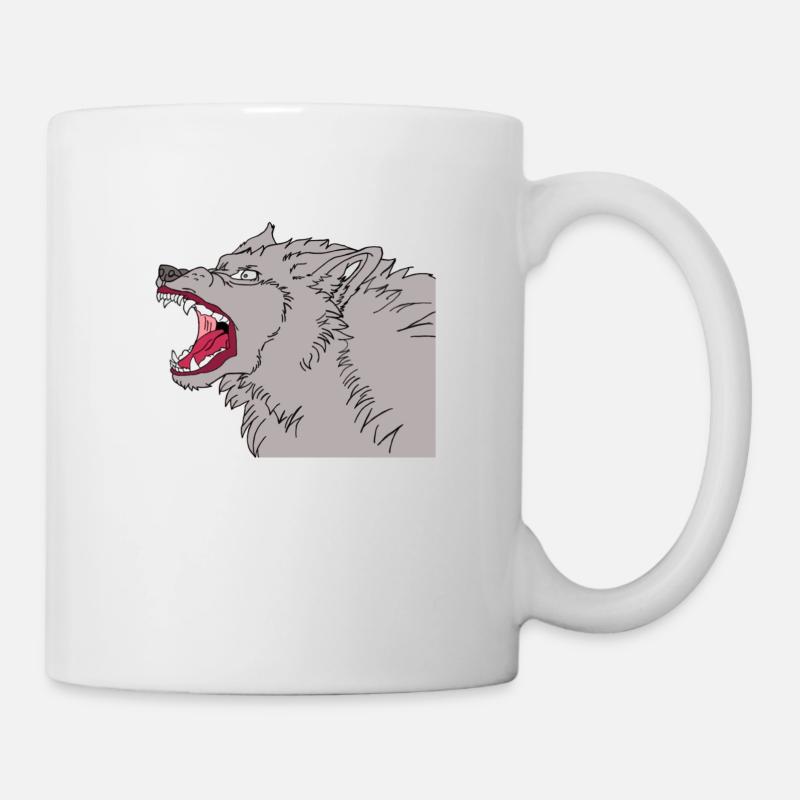 Wild wolf - Mug blanc - blanc