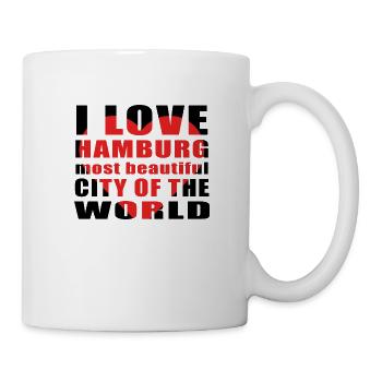 J’adore Hambourg | Hambourg ma ville - Mug blanc - blanc - Droite