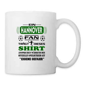 Fußball Fan Fussballverein Hannover - Tasse - Weiß - Rechts
