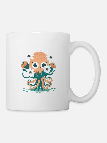 Liebevolle Tentakel 3 - Tasse - Weiß