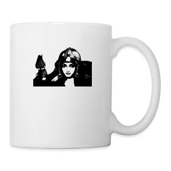 Warrior Girl Starkes Mädchen,Iranerin - Tasse - Weiß - Rechts