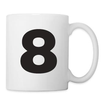 8 - Tasse - Weiß - Rechts