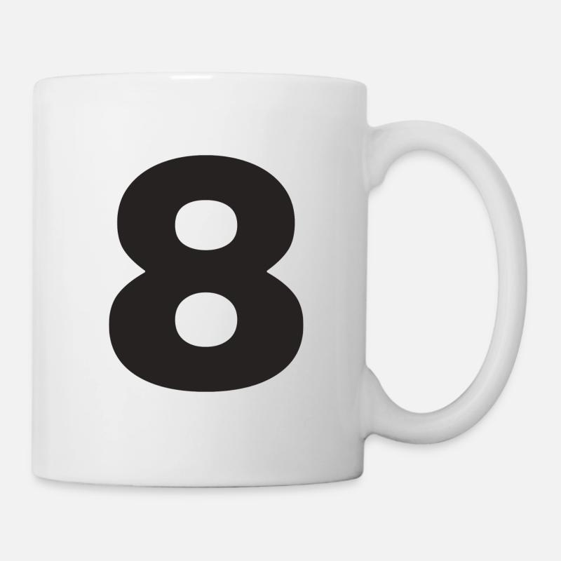 8 - Mug blanc - blanc