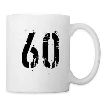Nummer 60 - Tasse - Weiß - Rechts