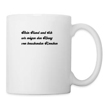 mein Hund und Ich - Tasse - Weiß - Rechts
