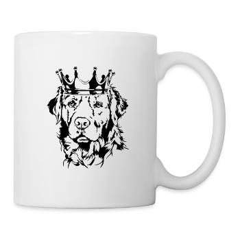 Golden Retriever Crown Dog Dogs Wilsigns - Mug blanc - blanc - Droite