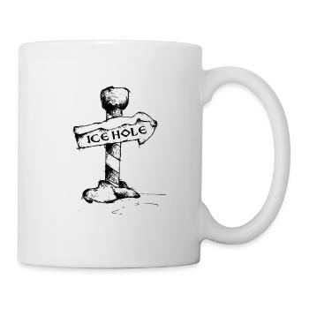 Eisbader Winterbaen Eisloch Kältetherapie Eisbad - Tasse - Weiß - Rechts