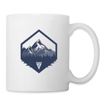 Der Berg ruft - Tasse - Weiß - Rechts