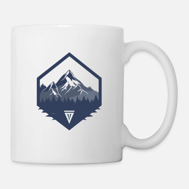 Der Berg ruft - Tasse - Weiß