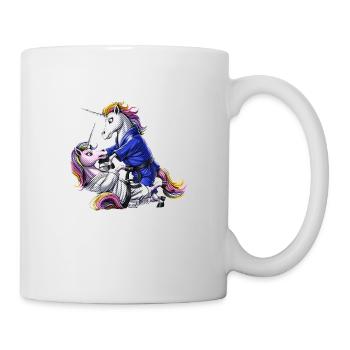 Licornes de Jiu-Jitsu - Mug blanc - blanc - Droite