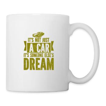 Oldtimer Auto-Veteran Autoklassiker Freiheit USA - Tasse - Weiß - Rechts