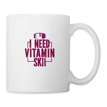 Skiing Snowboard Mountains Holiday Snow Freestyle - Mug - white - Right