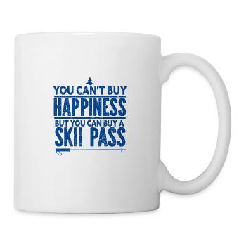 Skiing Snowboard Mountains Holiday Snow Freestyle - Mug - white - Right