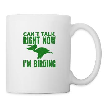 Vogel - Fliegen - Naturschutz Tierfreund - Zoo - Tasse - Weiß - Rechts