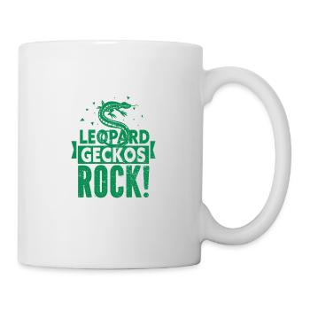 Gecko - Amphibie Tier - Tasse - Weiß - Rechts