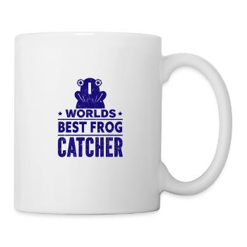 Frosch - Amphibie Tier - Tasse - Weiß - Rechts