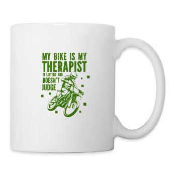 Motorrad Motocross Bike Racing Motorsport - Tasse - Weiß - Rechts