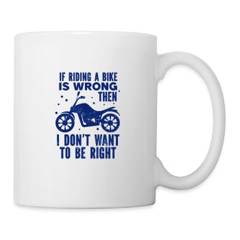 Motorrad Motocross Bike Racing Motorsport - Tasse - Weiß - Rechts