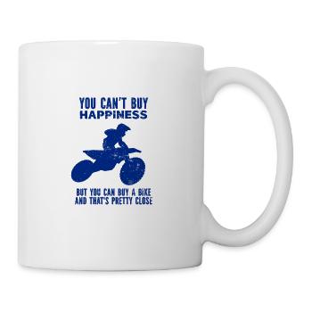 Motorrad Motocross Bike Racing Motorsport - Tasse - Weiß - Rechts