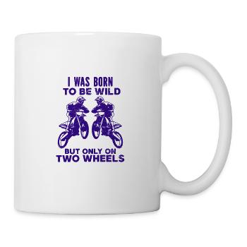 Motorrad Motocross Bike Racing Motorsport - Tasse - Weiß - Rechts