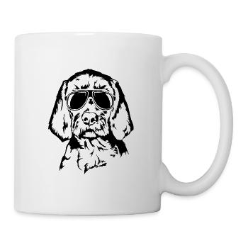 Wirehaired Vizsla Cool Funny Dog Vischel Wilsigns - Mug - white - Right