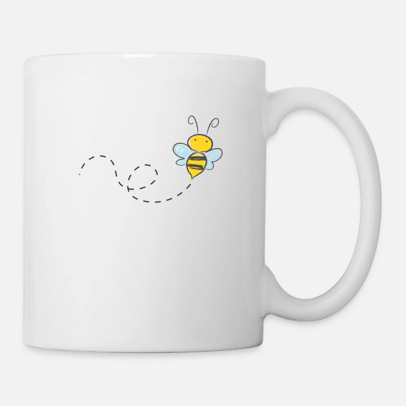 Biene - Tasse - Weiß