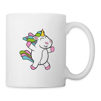 Cute Funny Cool Unicorn Unicorns fable - Mug - white - Right