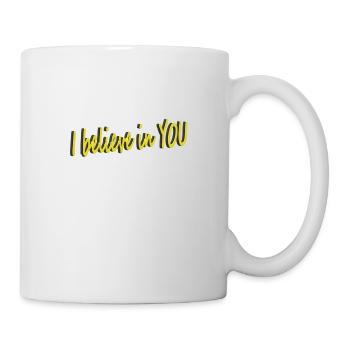 Je crois en toi - Mug blanc - blanc - Droite
